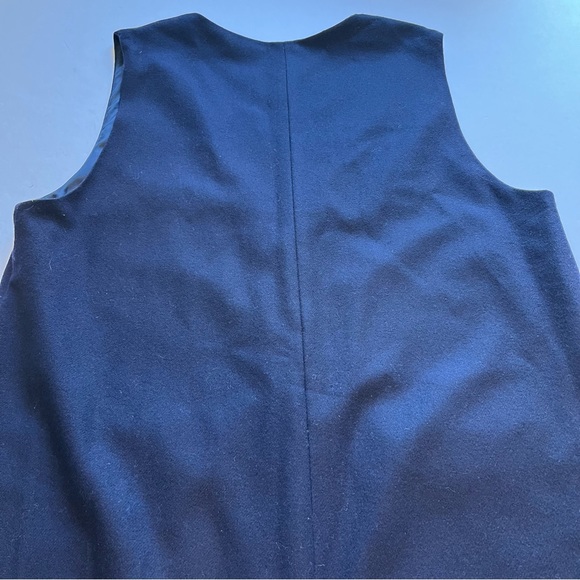 Sag Harbor Women's Wool Jumper Navy Blue Midi Size 14 - Picture 7 of 8